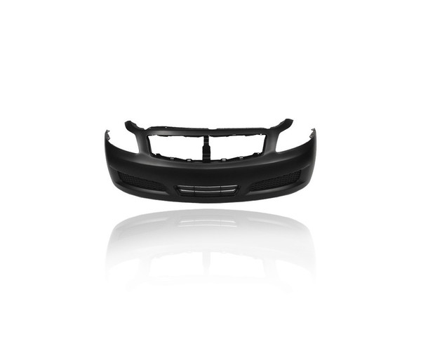 Bumper Cover - Compatible/Replacement for '07-09 Infiniti G35/G37 Sedan Base/Journey - Front, Primed Without Cruise Sensor Hole, 62022JK60J CAPA