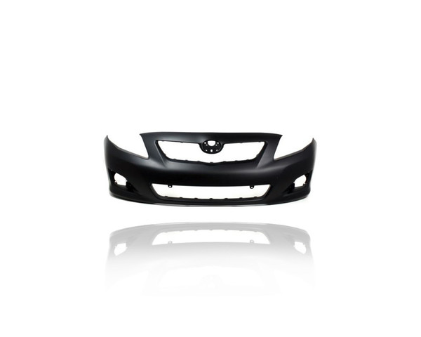 Bumper Cover - Compatible/Replacement for '09-10 Toyota Corolla S/XRS - Front, Primed With Spoiler Hole, 5211902989 CAPA