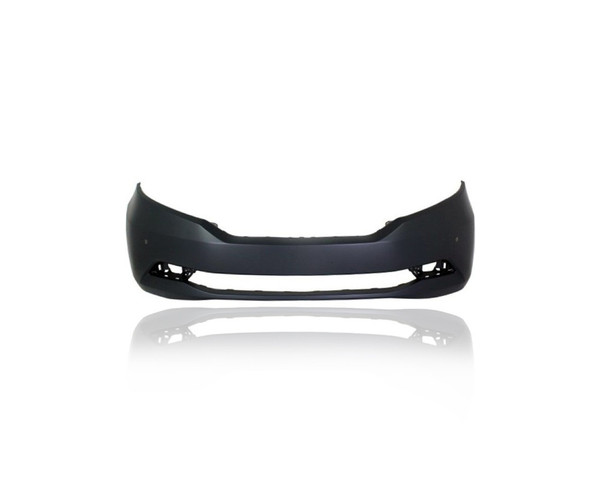 Bumper Cover - Compatible/Replacement for '11-17 Honda Odyssey Touring/Elite - Front, Primed With Sensor Hole, 04711TK8A81ZZ CAPA