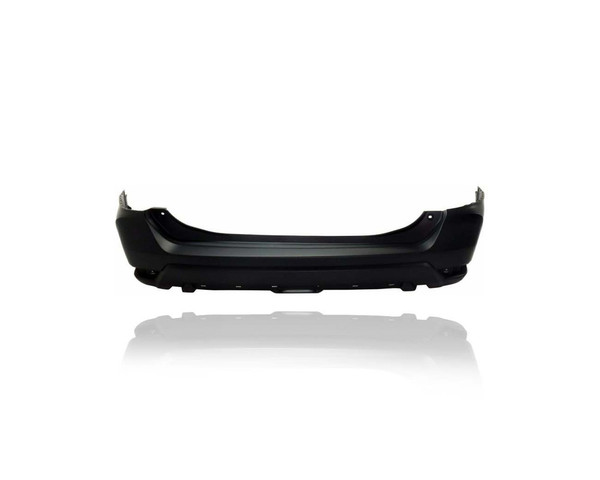 Bumper Cover - Compatible/Replacement for '17-18 Nissan Rogue/Hybrid, 19-20 S-Trim - Rear, Primed Without Sensor Hole, 850226FL0H CAPA