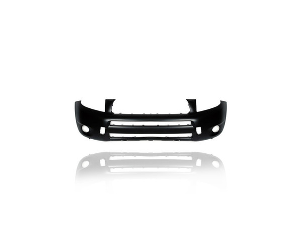 Bumper Cover - Compatible/Replacement for '06-08 Toyota RAV4 Base/Limited - Front, Primed Without Sideflare Hole, 5211942955