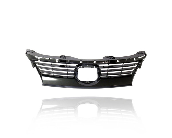 Grille - Compatible/Replacement for '14-17 Lexus CT200h Base - Upper, Glossy Black Line Bar Insert - 5311176020 CAPA