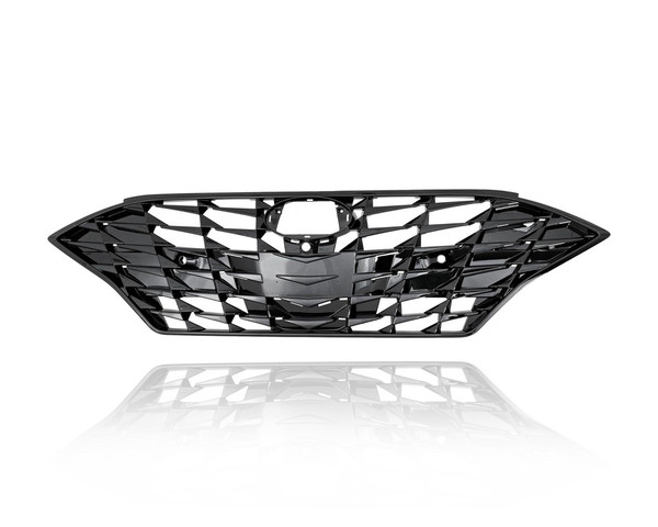 Grille - Compatible/Replacement for '20-22 Hyundai Sonata Limited - Main, Glossy Black Frame Insert With Sensor Hole - 863A0L0760