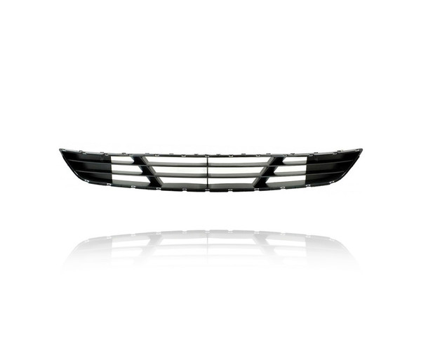 Grille - Compatible/Replacement for '12-14 Hyundai Genesis Sedan - Front Bumper Lower, Black Without Cruise Sensor Hole - 865613M500 CAPA