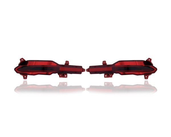 Back Up Light Assembly - Compatible/Replacement for '21-22 Hyundai Santa Fe, 21-23 Hybrid - LED - Pair, Left Driver + Right Passenger Set - 92406S1620, 92405S1620 CAPA