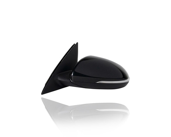 Door Mirror - Compatible/Replacement for '16-17 Kia Optima LX 1.6T/EX/SX/Limited - Manual-Folding, Heated With Blind Spot/Memory, Unpainted - Left Hand - Driver - 87610D4680