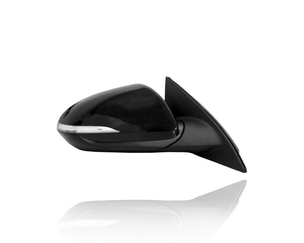 Door Mirror - Compatible/Replacement for '18-20 Hyundai Elantra GT Hatchback Base/Sport/N-Line - Signal Lamp With Blind Spot, Unpainted - Right Hand - Passenger - 87620G3250