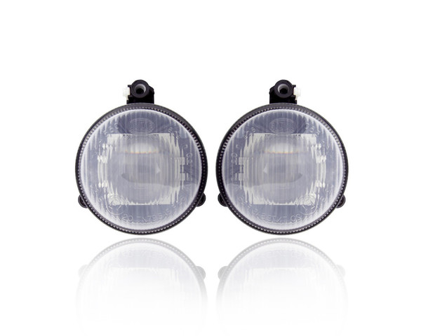 Fog Light Assembly - Compatible/Replacement for '99-00 Ford F-250/350/450/550 Super-Duty, 00-04 Excursion - Halogen - Pair, Left Driver + Right Passenger Set - XC3Z15200AA