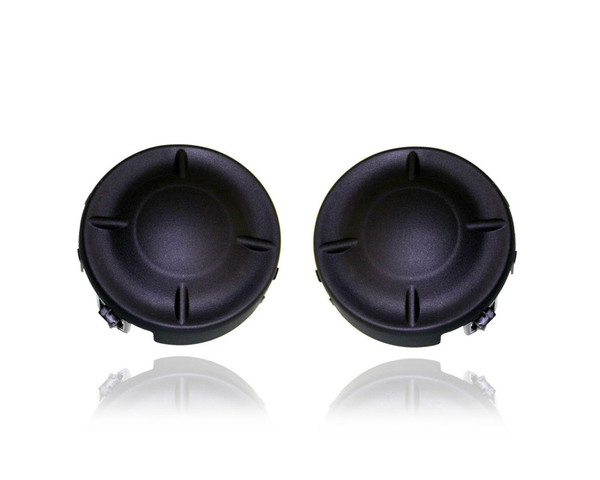 Fog Light Cover - Compatible/Replacement for '09-10 Nissan Murano, 11-17 Quest - Textured - Pair, Left Driver + Right Passenger Set - 622561AA0A, 622571AA0A