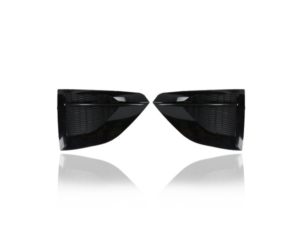 Fog Light Cover - Compatible/Replacement for '23-24 Nissan Altima - Without Lamp Hole - Pair, Left Driver + Right Passenger Set - 622569HF0B, 622579HF0B