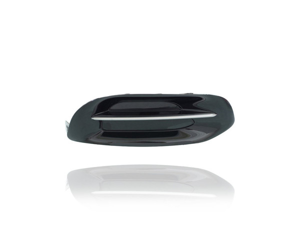 Fog Light Cover - Compatible/Replacement for '13-14 Dodge Dart - Chrome/Black - Right Hand - Passenger - 68163980AA CAPA