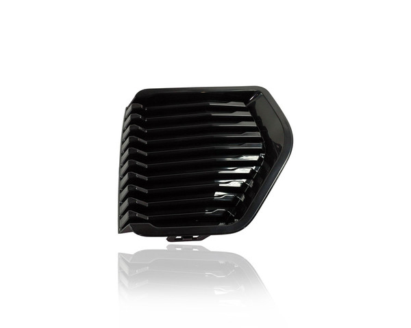 Fog Light Cover - Compatible/Replacement for '19-22 GMC Sierra 1500 - Opening Without Lamp Hole, Front Bumper Insert - Right Hand - Passenger - 84220373