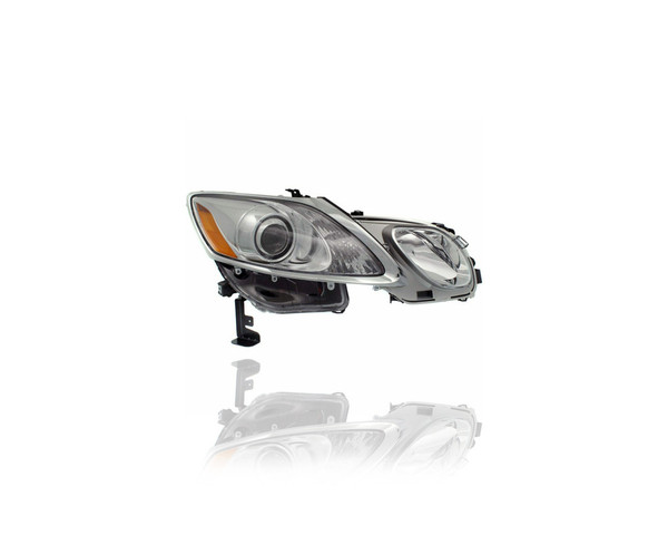 Headlight - Compatible/Replacement for '07-11 Lexus GS350/430/460 - Halogen Without Washer Bracket/Adaptive Light System - Right Hand - Passenger - 8114030B61 CAPA