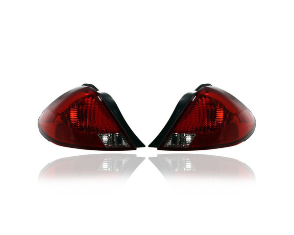 Tail Light - Compatible/Replacement for '00-03 Ford Taurus Sedan (Exclude Centennial) - Halogen - Pair, Left Driver + Right Passenger Set - 3F1Z13404DA, 3F1Z13405DA