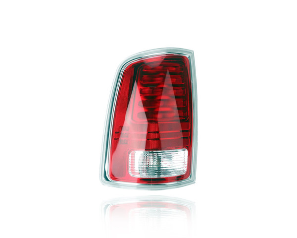 Tail Light Assembly - Compatible/Replacement for '13-22 RAM Pickup 1500/Classic, 13-18 2500/3500 - LED, Chrome Outer Trim - Left Hand - Driver - 68093079AC CAPA