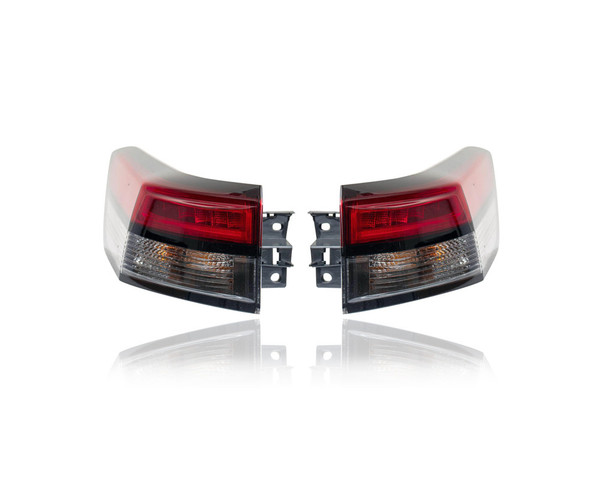 Tail Light Assembly - Compatible/Replacement for '22-24 Nissan Pathfinder - On Body Quarter Panel, Halogen/LED - Pair, Left Driver + Right Passenger Set - 265506TA0B, 265556TA0B