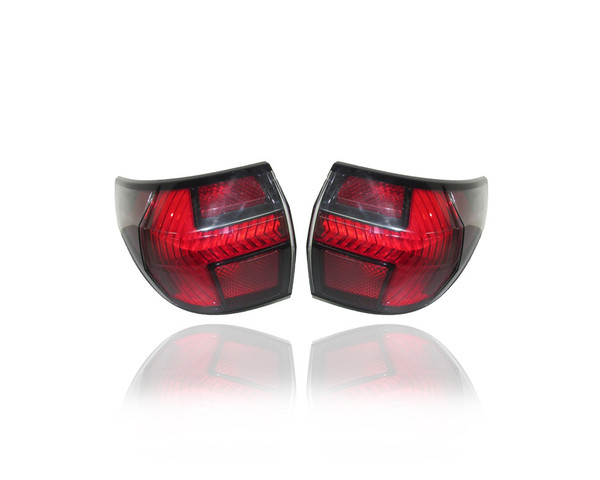 Tail Light Assembly - Compatible/Replacement for '22-24 Hyundai Santa Cruz - On Body Without Logo, Halogen/LED - Pair, Left Driver + Right Passenger Set - 92402K5000, 92401K5000