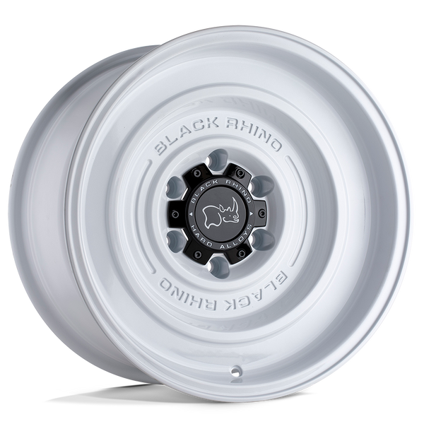 Solid - Cast Aluminum, Gloss White, 17X9.5, 6X5.5, -12mm, 195338163845