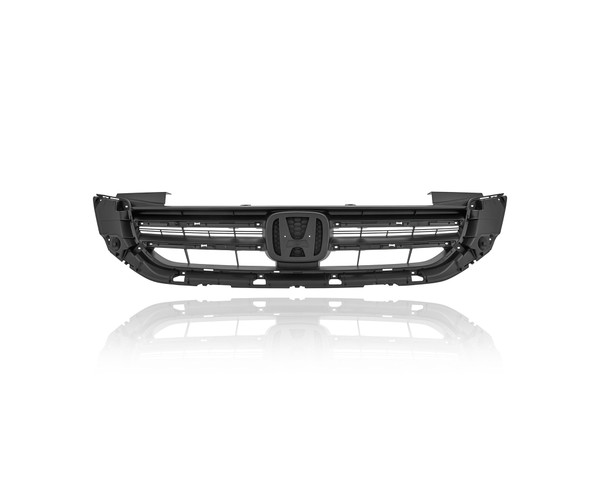 Grille For 71121T2FA01 13-15 Honda Accord Sedan 4Cy (USA Build Only) - Painted Black - With Emblem Provision