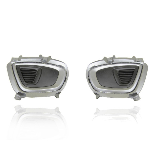 Fog Light Cover For 16-18 Kia Sorento-Ex/L/Lx - Pair, Left Driver + Right Passenger Set - 86526C6000, 86525C6000