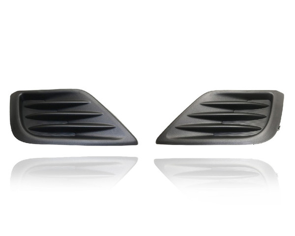 Fog Light Cover For 16-18 Nissan Altima-Sedan-Base/S - Pair, Left Driver + Right Passenger Set - 622569HS0A, 622579HS0A