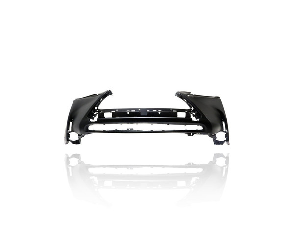 Bumper Cover - Compatible/Replacement for '15-17 Lexus NX200t/300/300h Base - Front, Primed Without Headlight Washer/Sensor Hole - 5211978902