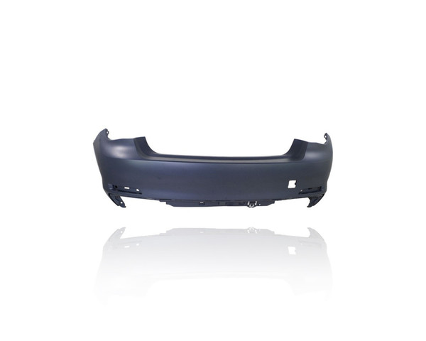Bumper Cover - Compatible/Replacement for '09-12 BMW 740i/750i/760i/Li/Hybrid Base - Rear, Primed Without Sensor Hole - 51127209926