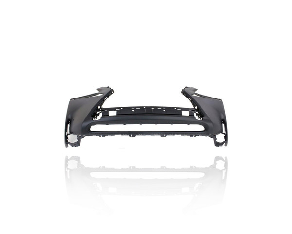 Bumper Cover - Compatible/Replacement for '15-17 Lexus NX200T/300/300h Base - Front, Primed With Sensor/Headlight Washer Hole - 5211978907