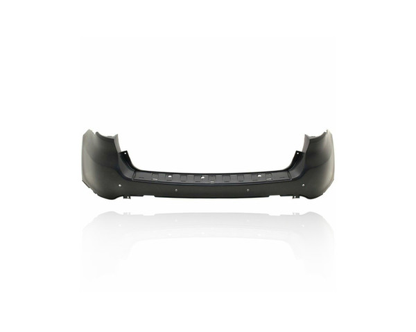 Bumper Cover - Compatible/Replacement for '16-24 Dodge Durango - Rear, Primed With Sensor Hole, Without Blind Spot Sensor Mount - 68304551AA