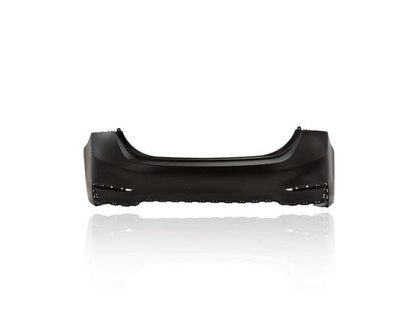 Bumper Cover - Compatible/Replacement for '18-22 Hyundai Accent Sedan - Rear, Primed - 86611J0000