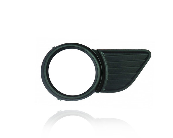 Fog Light Cover For TO1039145 11-17 Toyota Sienna Base/LE/XLE - Right Hand - Passenger, With Foglamp Type & Black Ring, Without-Park Sensor