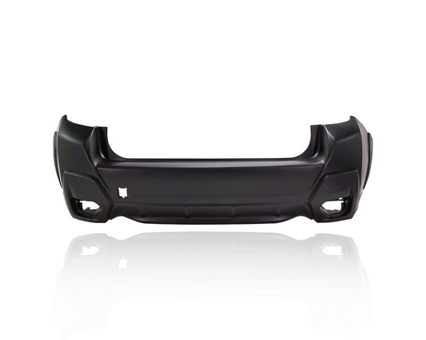 Bumper Cover - Compatible/Replacement for '18-23 Subaru Crosstrek/Hybrid Base/Premium/Sport - Rear, Primed Without Sensor Hole - 57704FL250