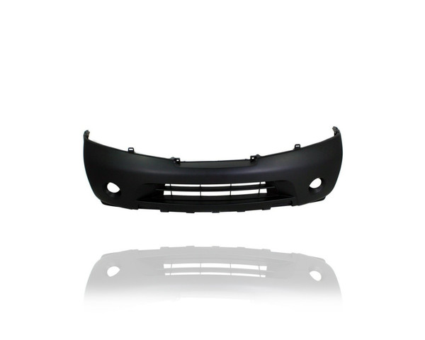 Bumper Cover - Compatible/Replacement for '08-15 Nissan Armada SE/Titanium/SV/SL - Front, Primed Without Sensor Hole - 62022ZQ00A CAPA