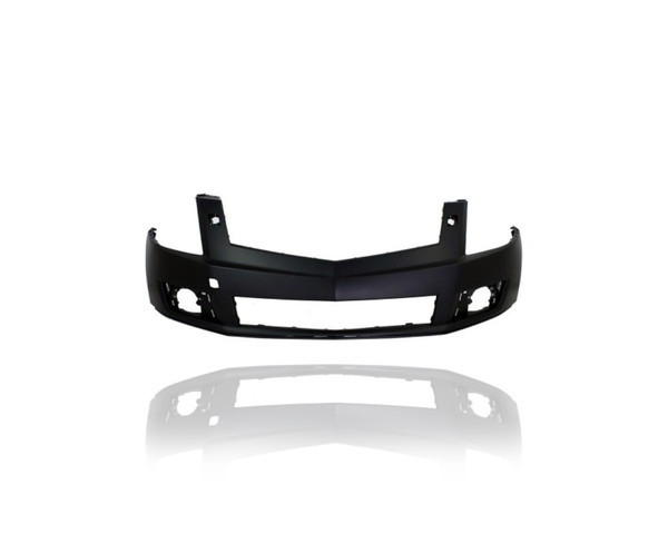 Bumper Cover - Compatible/Replacement for '10-12 Cadillac SRX - Front Upper, Primed With Headlight Washer Hole, Without Sensor Hole - 20847175