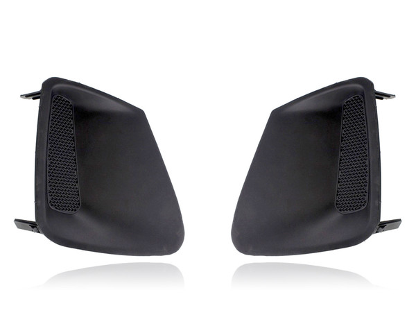 Fog Light Cover For 8148102200, 8148202190 11-13 Toyota Corolla - Without Foglamps, Pair Left Driver + Right Passenger Set