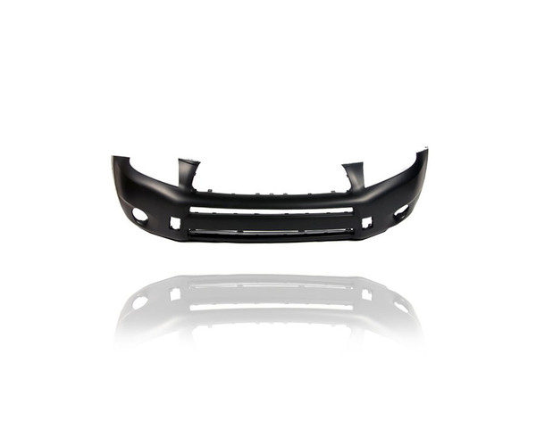 Bumper Cover - Compatible/Replacement for '06-08 Toyota RAV4 Sport/Limited - Front, Primed With Side Flare Hole - 5211942959
