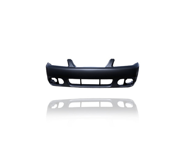 Bumper Cover - Compatible/Replacement for '03-04 Ford Mustang Cobra - Front, Primed With Round Fog Lamp Hole - 2R3Z17D957BA