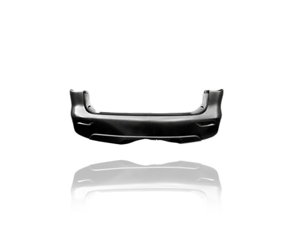 Bumper Cover - Compatible/Replacement for '13-13 Infiniti JX35, 14-15 QX60/Hybrid - Rear, Primed With Tow Hitch Hole, Without Sensor Hole - 850223JD0H