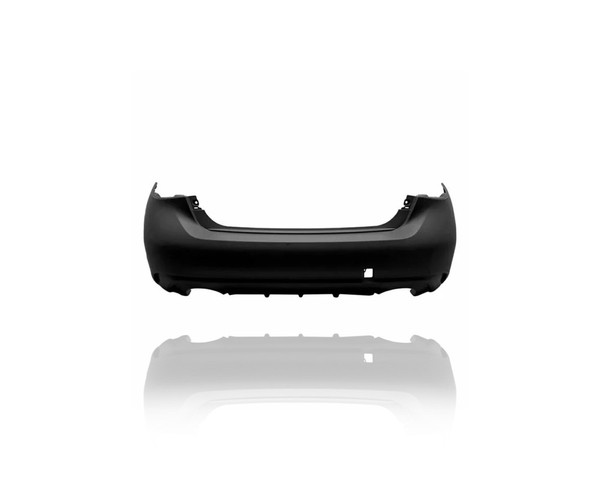 Bumper Cover - Compatible/Replacement for '18-23 Infiniti Q50/Hybrid - Rear, Primed Without Sensor Hole - 850226HH0H