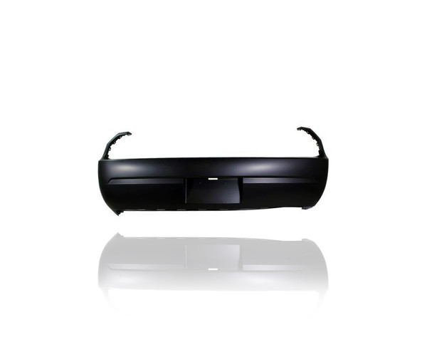 Bumper Cover - Compatible/Replacement for '12-14 Dodge Challenger RT/RTC/Rallye/SRT8 - Rear, Primed With Sensor Hole - 68144509AA