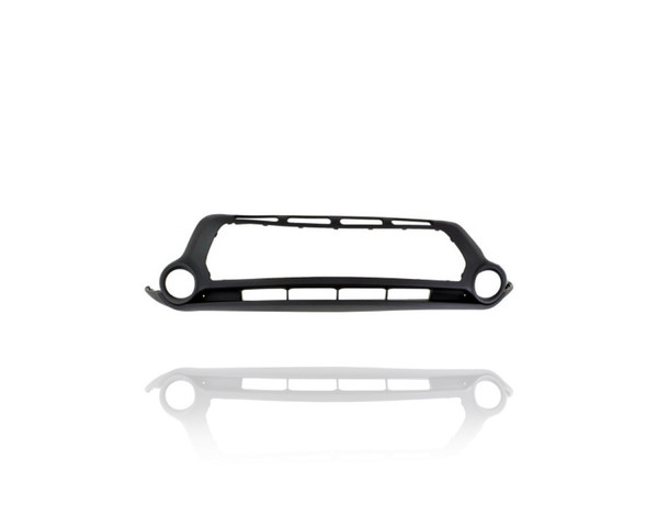 Bumper Cover - Compatible/Replacement for '14-16 Kia Soul Base/Plus - Front Center Trim Panel Cover Textured - 86512B2000