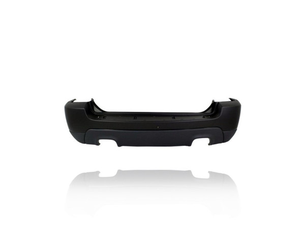 Bumper Cover - Compatible/Replacement for '09-10 Kia Sportage LX/EX - Rear, Primed With Side Flare Hole - 866111F500 CAPA
