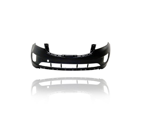 Bumper Cover - Compatible/Replacement for '15-18 Kia Sedona L/LX/EX/SX - Front, Primed Without Sensor Hole - 86511A9000