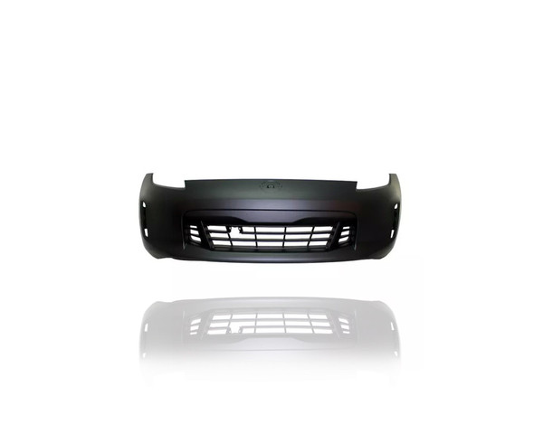 Bumper Cover - Compatible/Replacement for '13-20 Nissan 370Z Base/Touring/Sport/Tech/Tour - Front, Primed With Spoiler Hole - FBM223GY1H