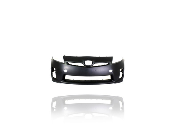 Bumper Cover - Compatible/Replacement for '10-11 Toyota Prius Base/2/3/4 - Front, Primed With Sensor Hole, Without Headlight Washer Hole - 5211947918 CAPA