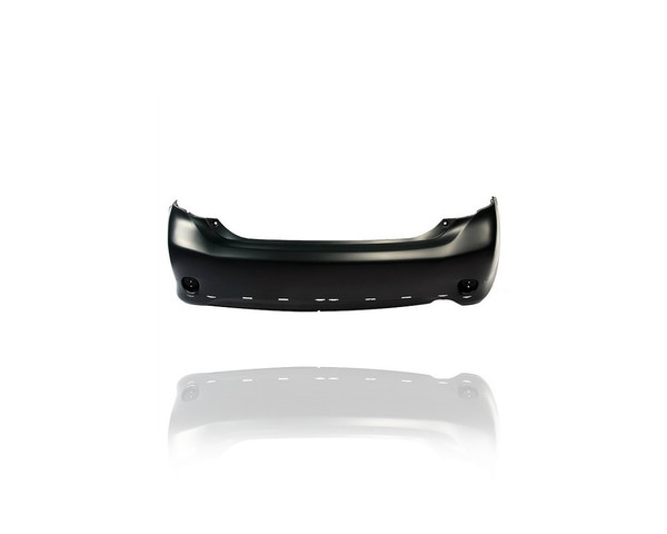 Bumper Cover - Compatible/Replacement for '09-10 Toyota Corolla S/XRS (USA-Built) - Rear, Primed With Spoiler Hole - 5215902964