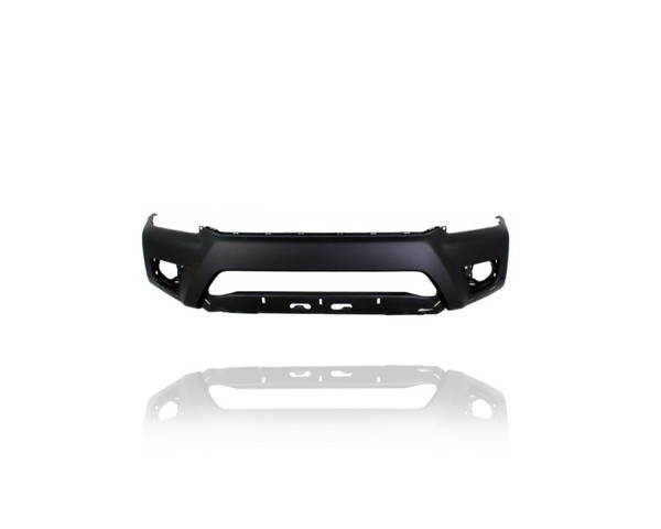 Bumper Cover - Compatible/Replacement for '12-13 Toyota Tacoma X-Runner - Front, Textured With Side Flare/Spoiler Hole - 5211904906