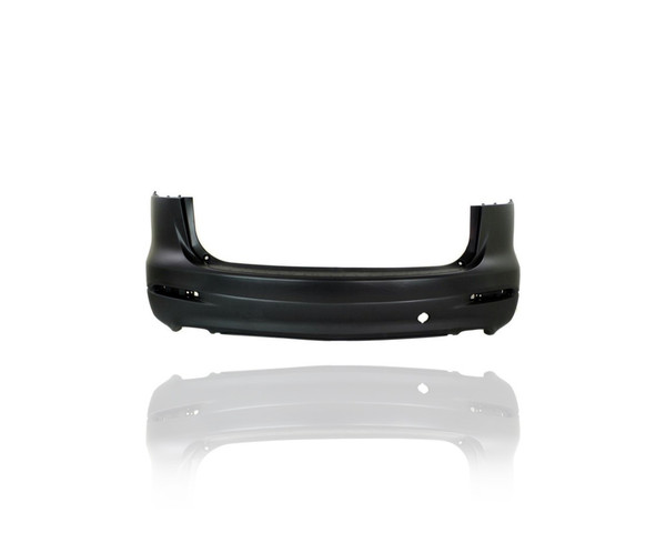 Bumper Cover - Compatible/Replacement for '13-15 Mazda CX-9 Sport - Rear, Primed Without Sensor Hole - TK2150221BB CAPA