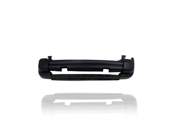 Bumper Cover - Compatible/Replacement for '05-07 Jeep Liberty (With Accent Color) - Front, Matte Dark Gray With Tow Hook Hole - 5JG91CD7AD