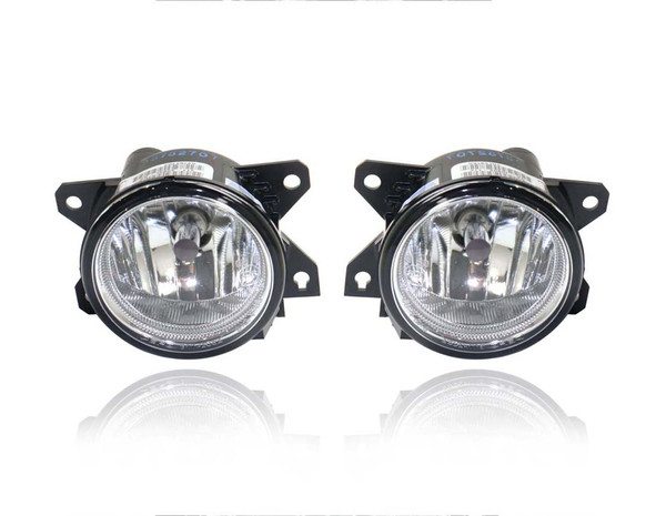 Fog Light Assembly For 33900TBAA01, 33950TBAA01 16-20 Honda Civic Sedan, 16-19 Coupe, 17-21 Hatchback, 18-19 Fit, 19-19 HRV - Pair, Left Driver + Right Passenger Set, CAPA